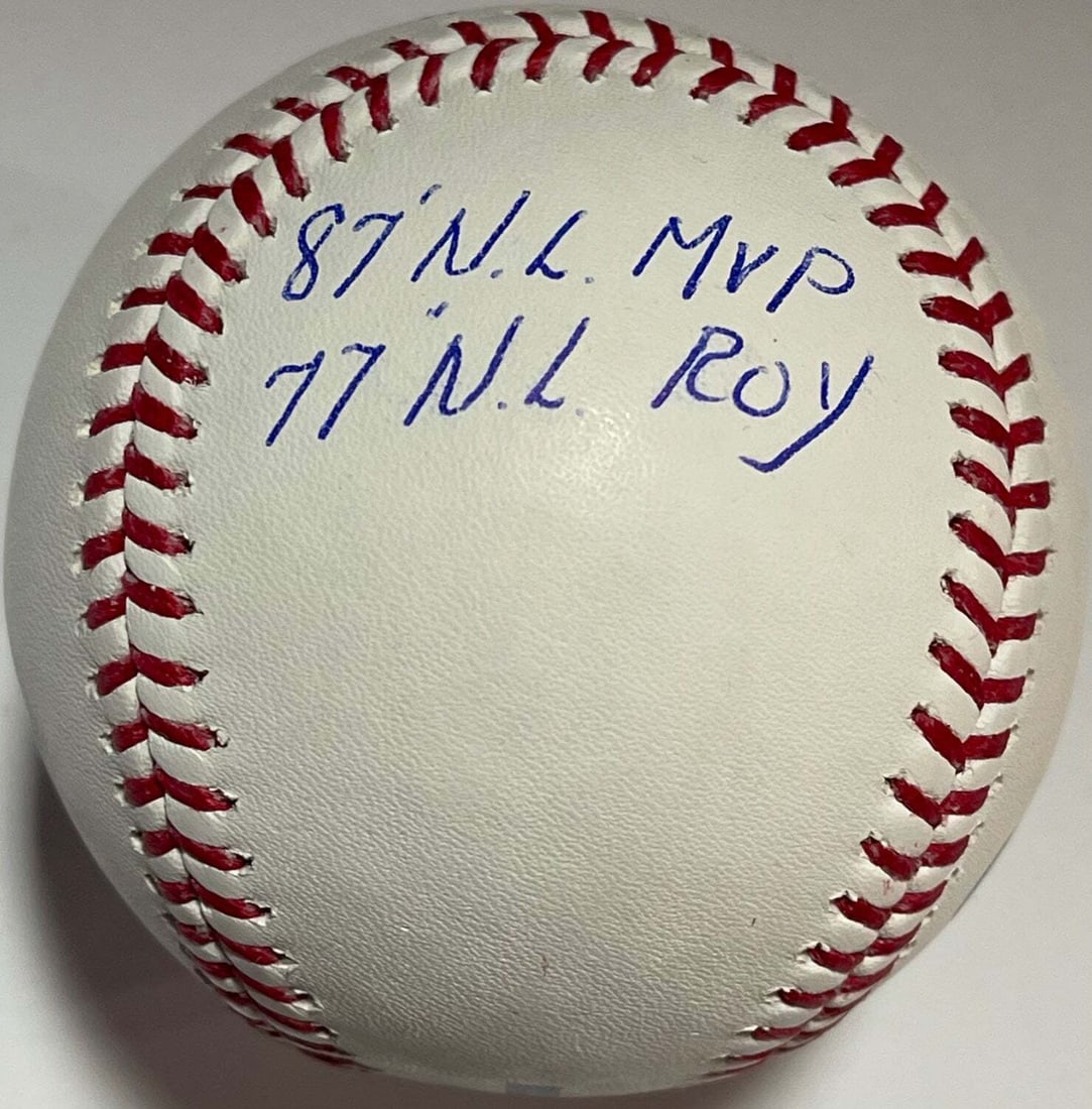 Andre Dawson Multi Stat Autographed Official Major League Baseball - 3