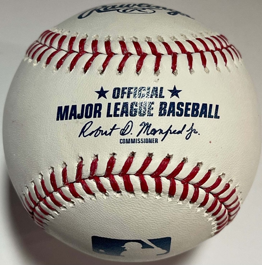 Andre Dawson Multi Stat Autographed Official Major League Baseball - 4