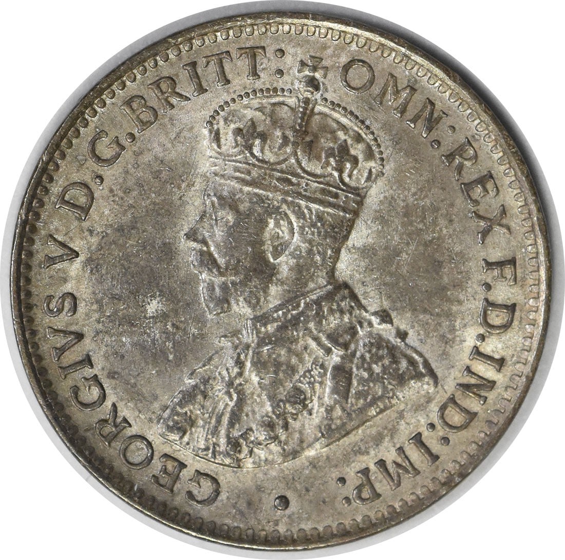 1917 M Australia 3 Pence KM24 UNC Uncertified (1 of 2)