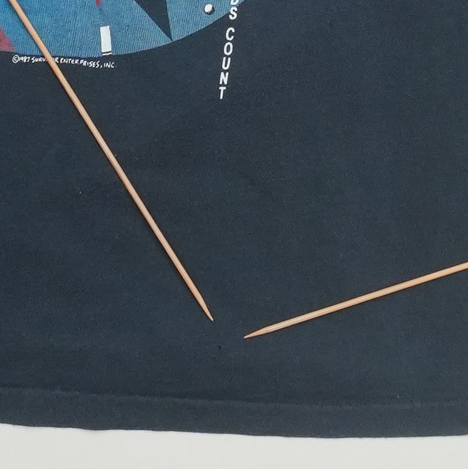 1987 Survivor When Seconds Count Shirt - 4