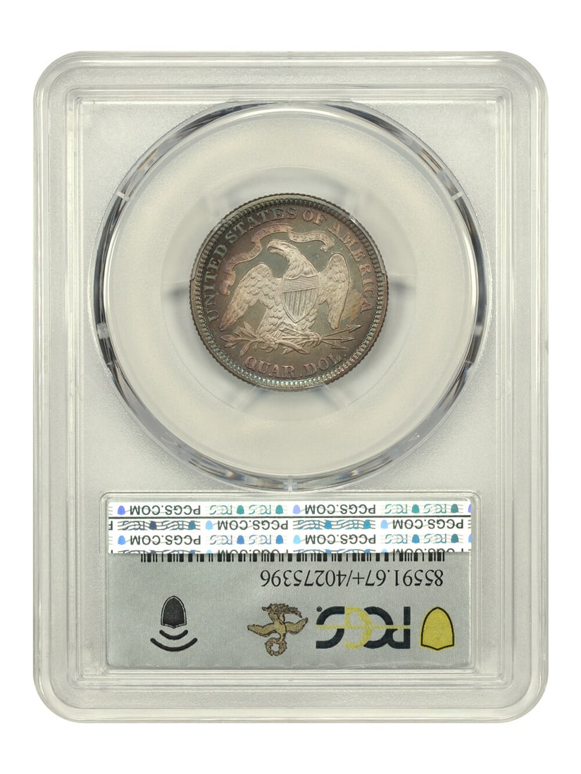 PCGS PR67+CAM 1890 25C ex: Simpson - 2