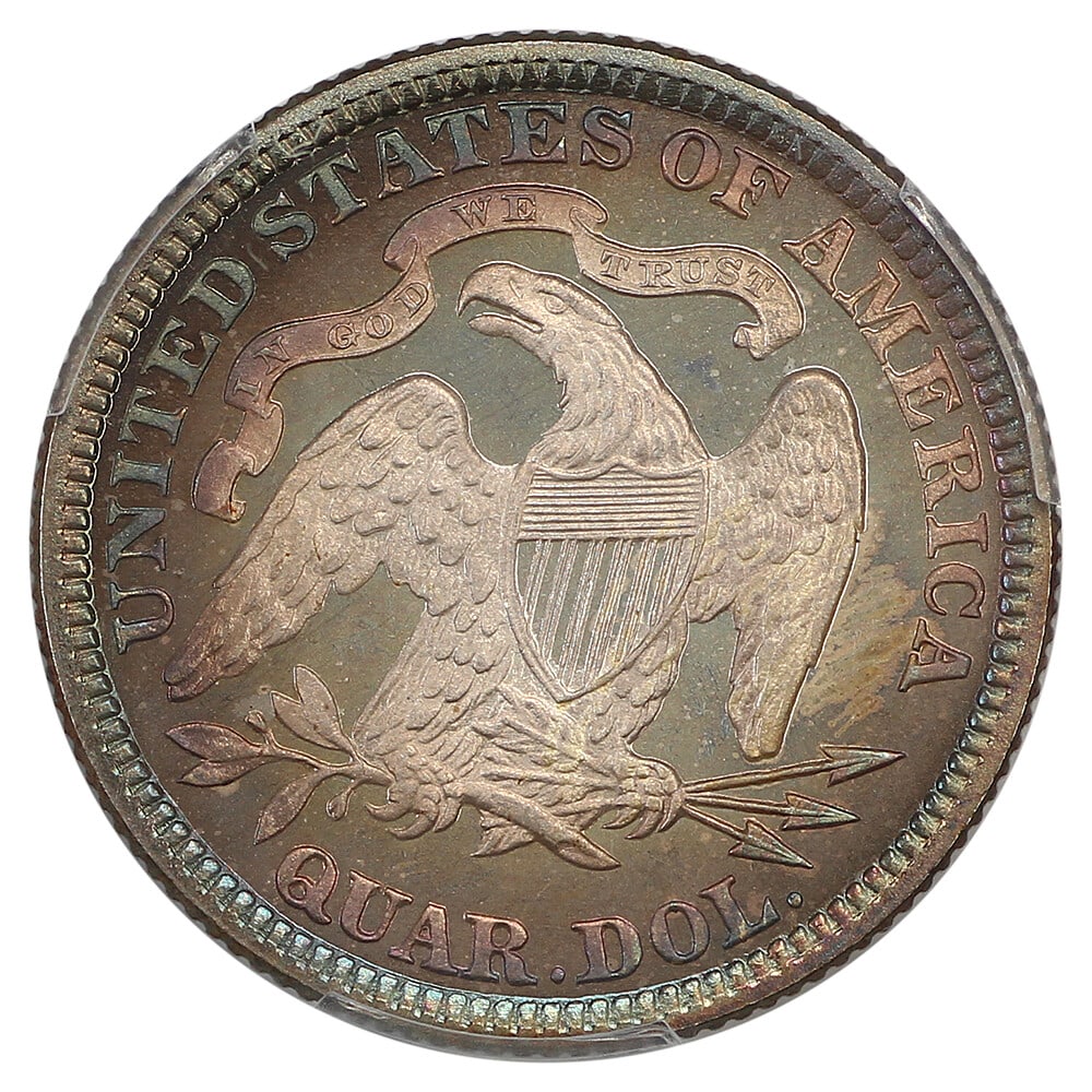PCGS PR67+CAM 1890 25C ex: Simpson - 4