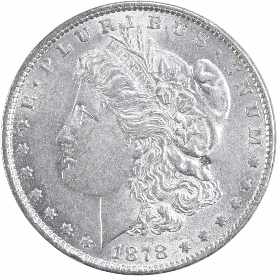 Morgan Silver Dollar 1878 7TF Reverse 1879 Uncertified Slider: Morgan Silver Dollar 1878 7TF Reverse 1879 Uncertified Slider The Morgan Silver Dollar 1878 7TF Reverse features an uncirculated slider, showcasing its unique characteristics. With a composition of 90