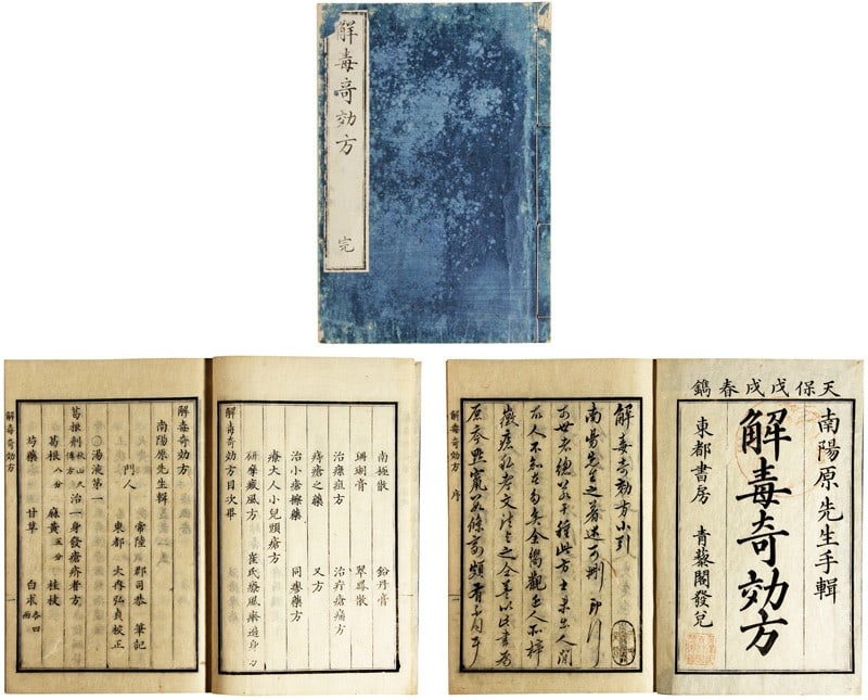 Edo Period Gedoku Kikoho Hara Nanyo Tenpo 1838 Antique Japanese Medical Book (1 of 1)