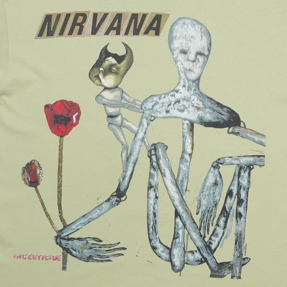 Nirvana Shirt Incesticide - 3