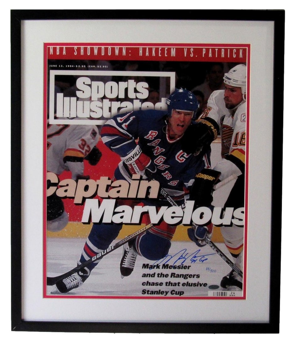 Rangers Signed 16x20 Framed Sports Illustrated Photo Messier Steiner IXL19 (1 of 3)