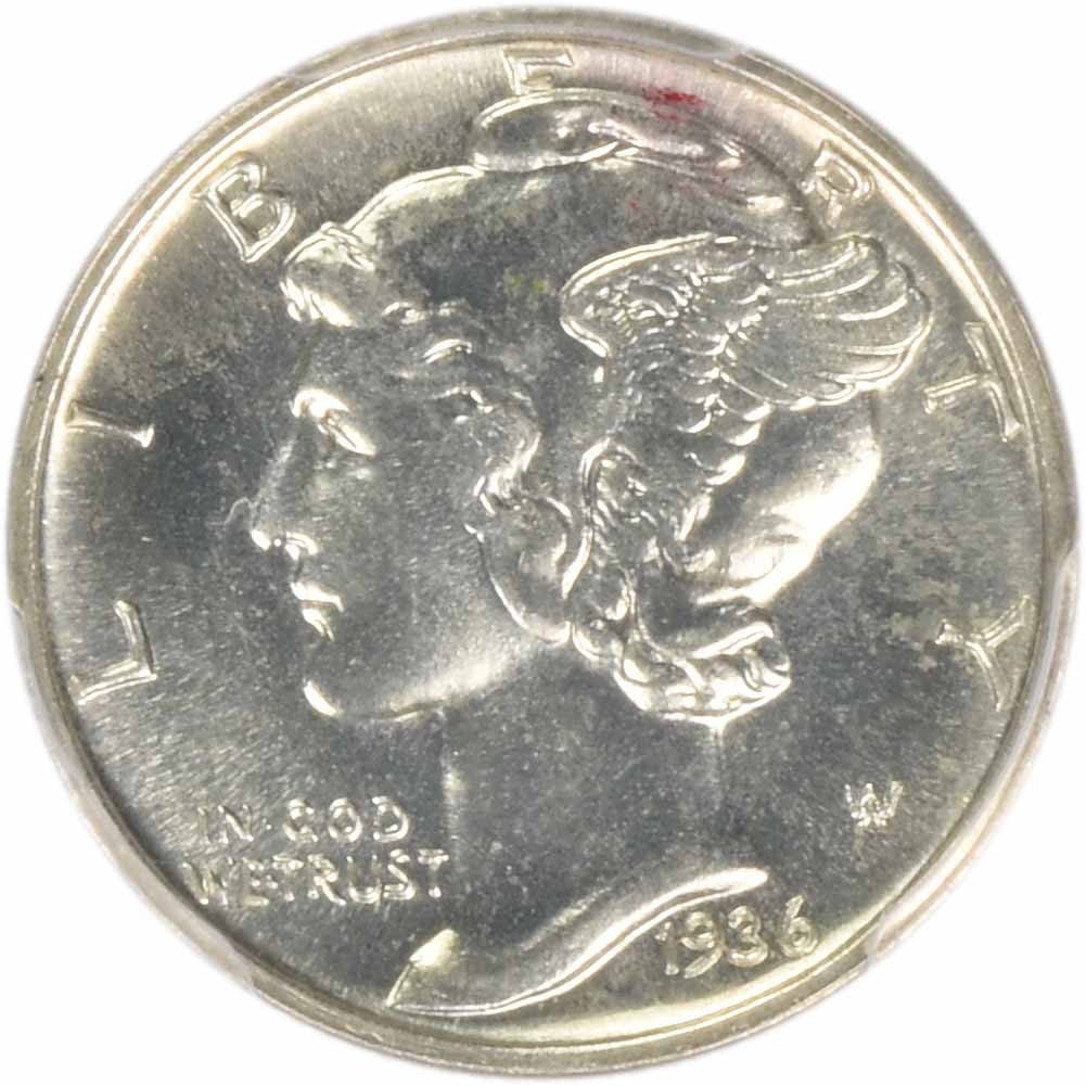 PR66 Mercury dime 1936 Silver - 2