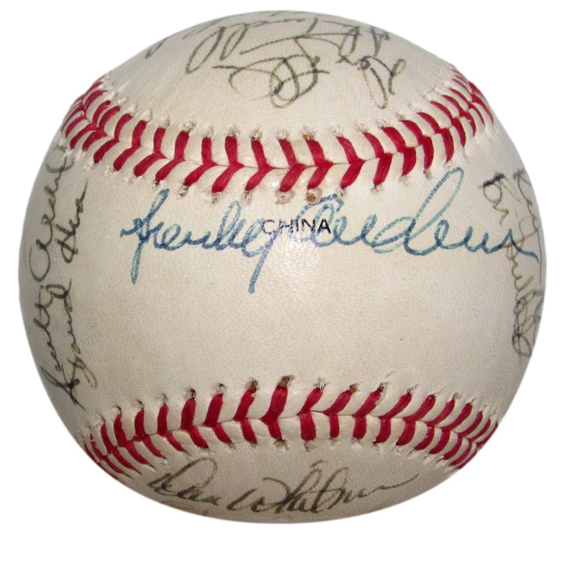1991 Detroit Tigers Team Signed by 24 Baseball Anderson Trammell HOF 177604 (1 of 5)