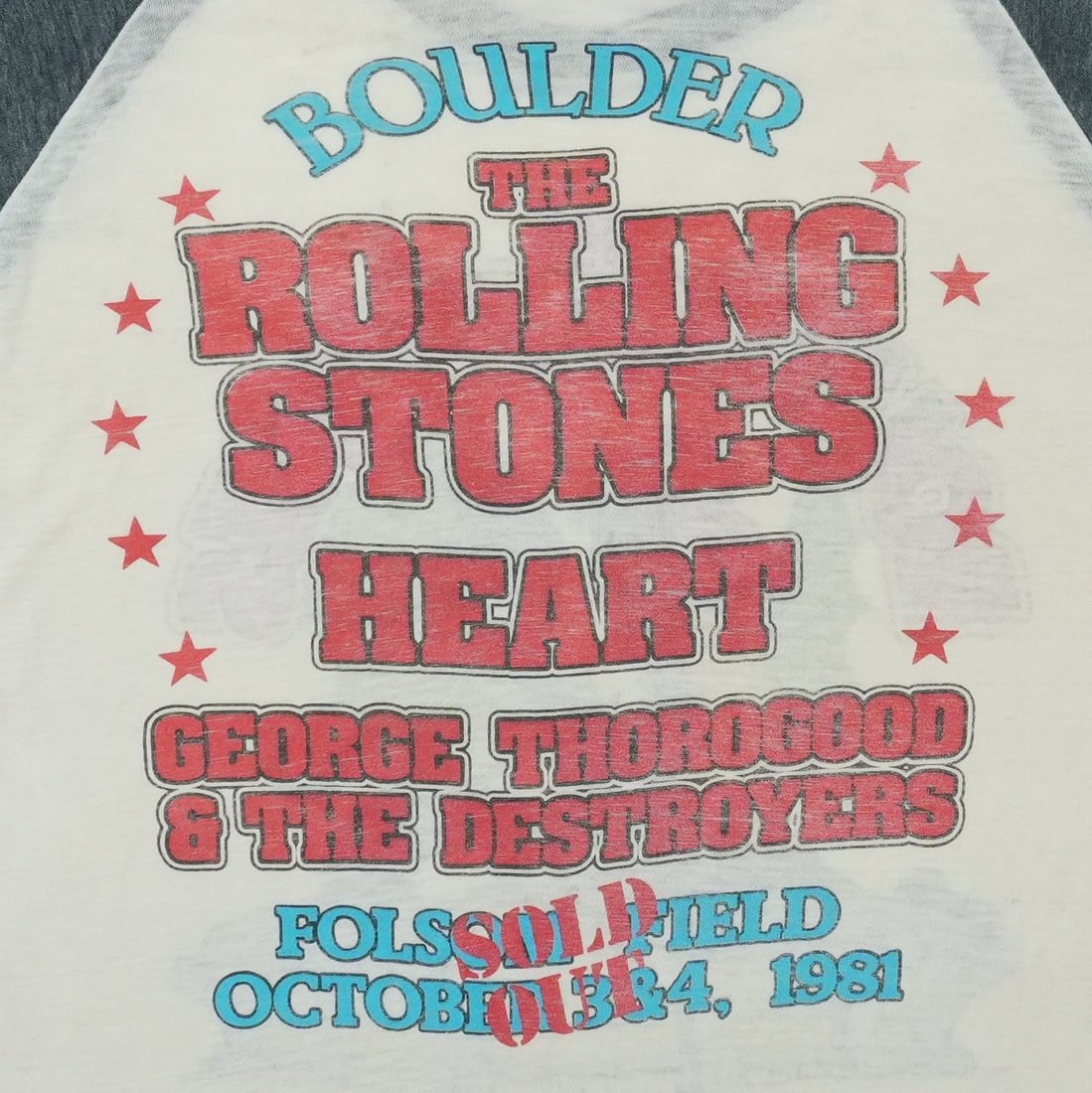 STONES ROLLING Boulder Shirt Raglan - 7