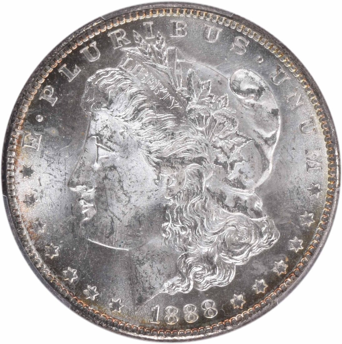 Morgan Silver Dollar 1888-S MS63 PCGS - 2