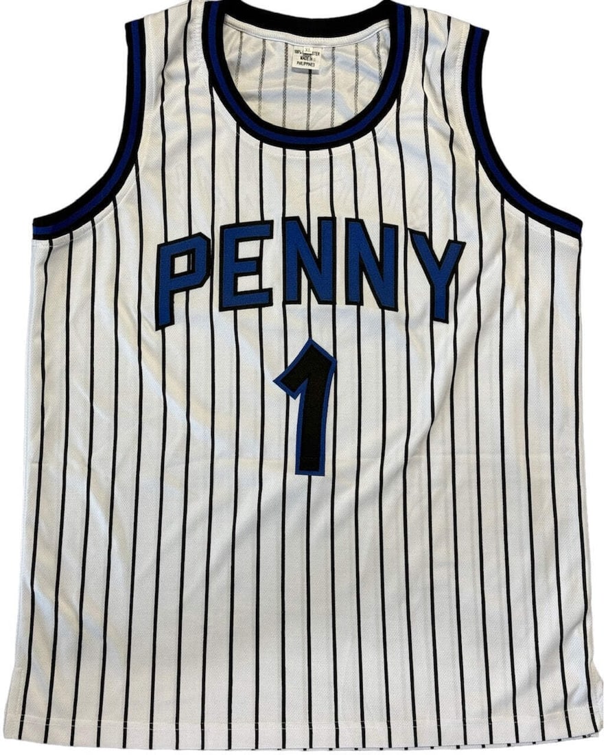 Anfernee Hardaway Autographed Magic Custom Jersey (JSA) - 3