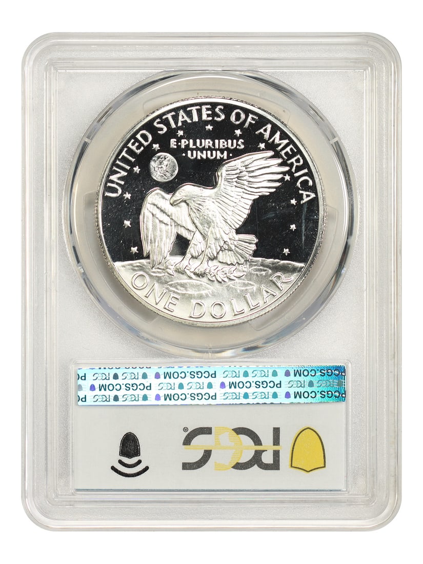 PCGS PR70DCAM Silver Dollar 1972-S Ike - 2