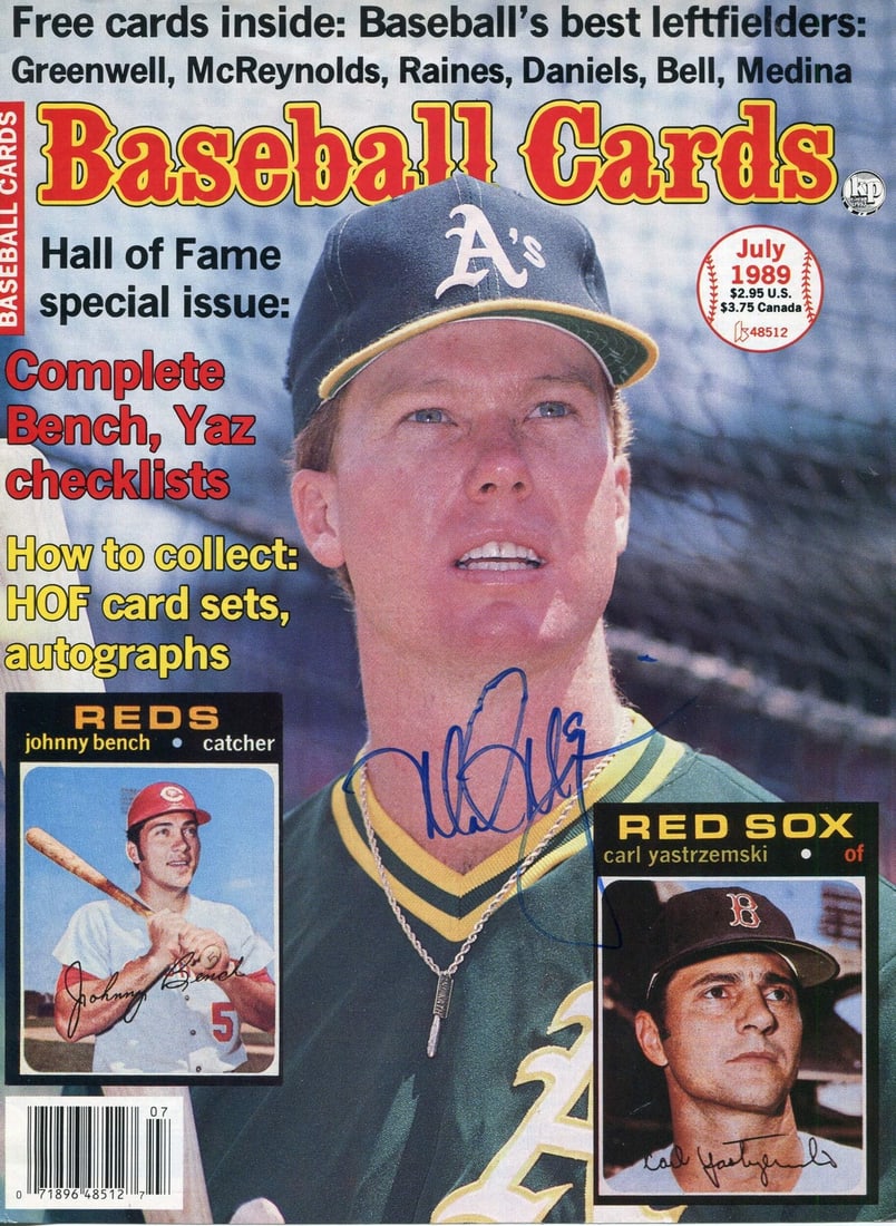 Mark McGwire Autographed 8x10 Magazine Page: Mark McGwire Autographed 8x10 Magazine Page Item Specifics: Mark McGwireAutographed 8x10 Page-Oakland Athletics.Signed in sharpie across the front of the photo Autograph is authenticated by , and will