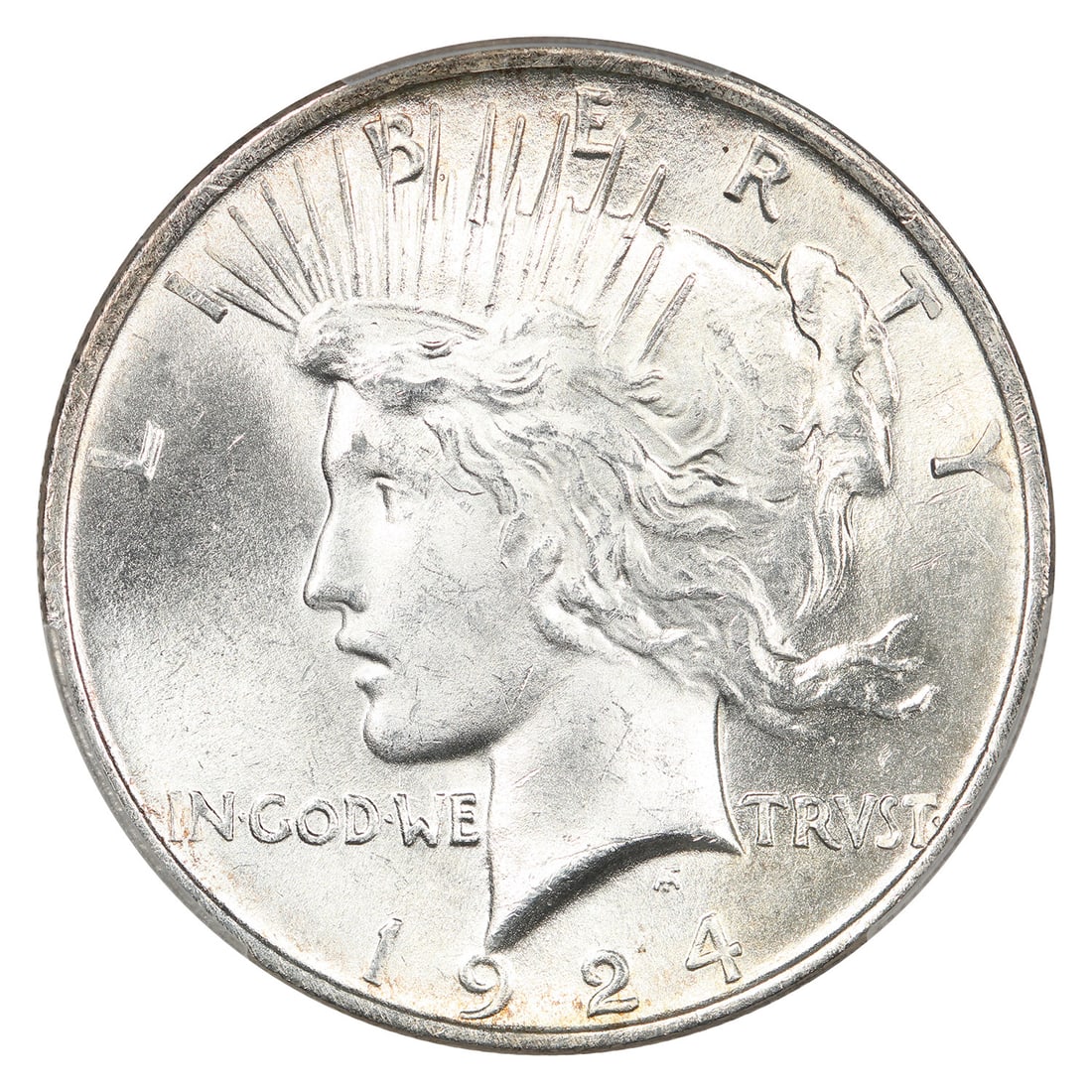 MS64 PEACE DOLLAR PCGS 1924 - 3