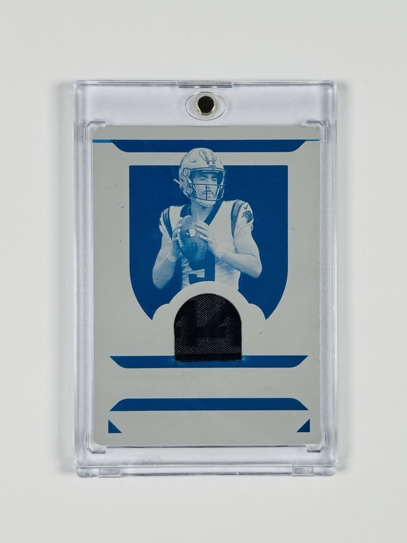 2025 PANINI NATIONAL TREASURES BRYCE YOUNG #CMBYG LAUNDRY TAG PRINTING PLATE 1/ 1: 2025 PANINI NATIONAL TREASURES BRYCE YOUNG #CMBYG LAUNDRY TAG PRINTING PLATE 1/ 1 Bryce Young #CMBYG Laundry Tag Printing Plate 1/1 - A Unique Piece of NFL History. This 2025 Panini National Treasures