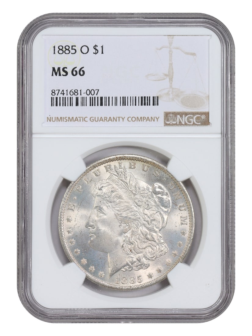 1885-O $1 NGC MS66 - Morgan Dollar - Popular O-Mint Morgan (1 of 4)