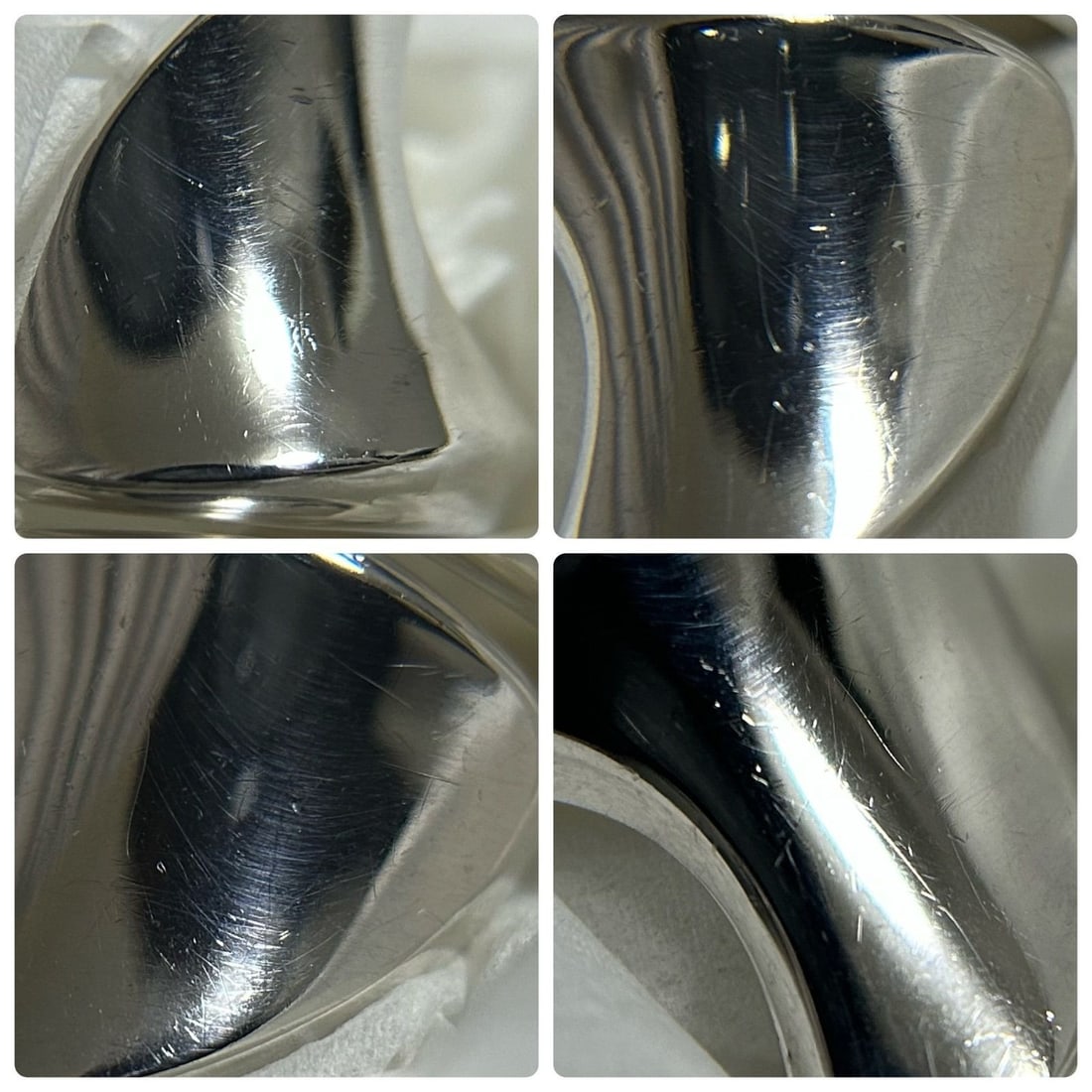Georg Jensen 194 Sterling Silver 925 Statement Ring Denmark Size US7.5-8 - 3