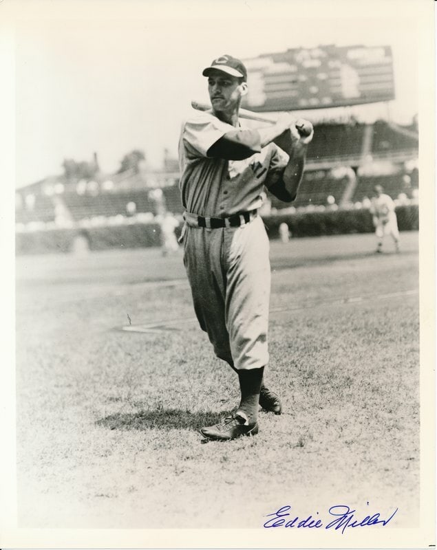 Eddie Miller Cincinnati Reds Signed/ Autographed 8x10 Photo JSA 143204: Eddie Miller Cincinnati Reds Signed/ Autographed 8x10 Photo JSA 143204 Item Specifics: Sport: Baseball Product: Photo Original/Reprint: Original Team: Cincinnati Reds Autograph Authentication: JSA Lea