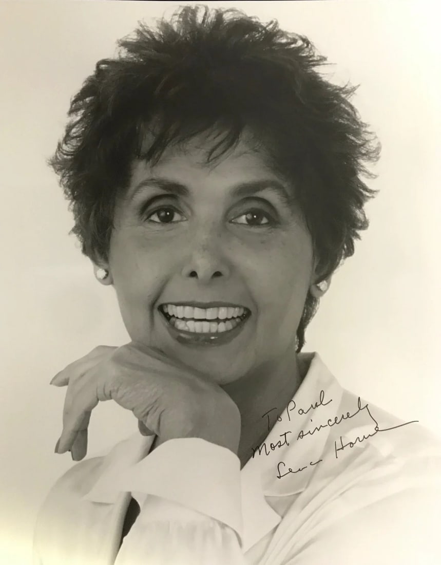 Horne Lena Autographed Black White Photo 8x10 (1 of 1)
