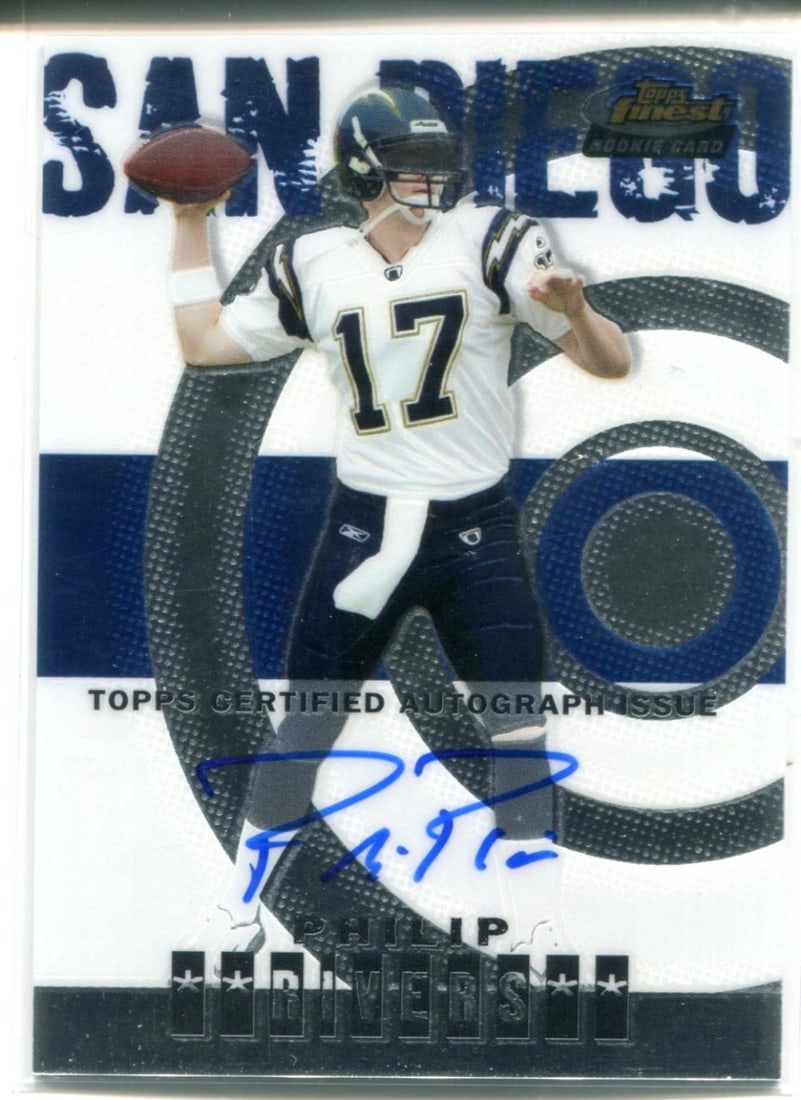 Rivers Autographed 2004 Topps Finest Rookie Card of Philip (1 of 1)