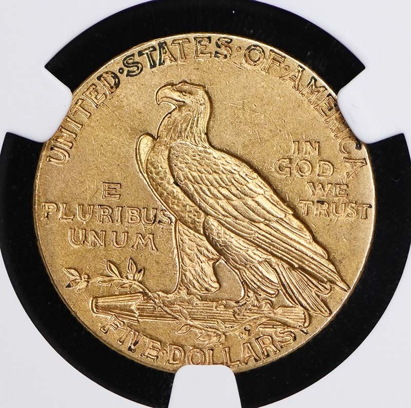 Indian $5 NGC MS62 - 3