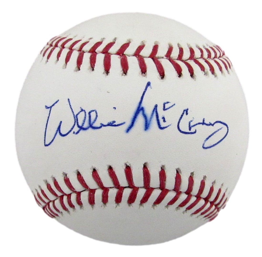 Willie McCovey HOF Signed/ Auto OML Baseball San Francisco Giants Fanatics 193323: Willie McCovey HOF Signed/ Auto OML Baseball San Francisco Giants Fanatics 193323 Signed by Willie McCovey, the legendary Hall of Fame slugger and former San Francisco Giants star, this official Fanat