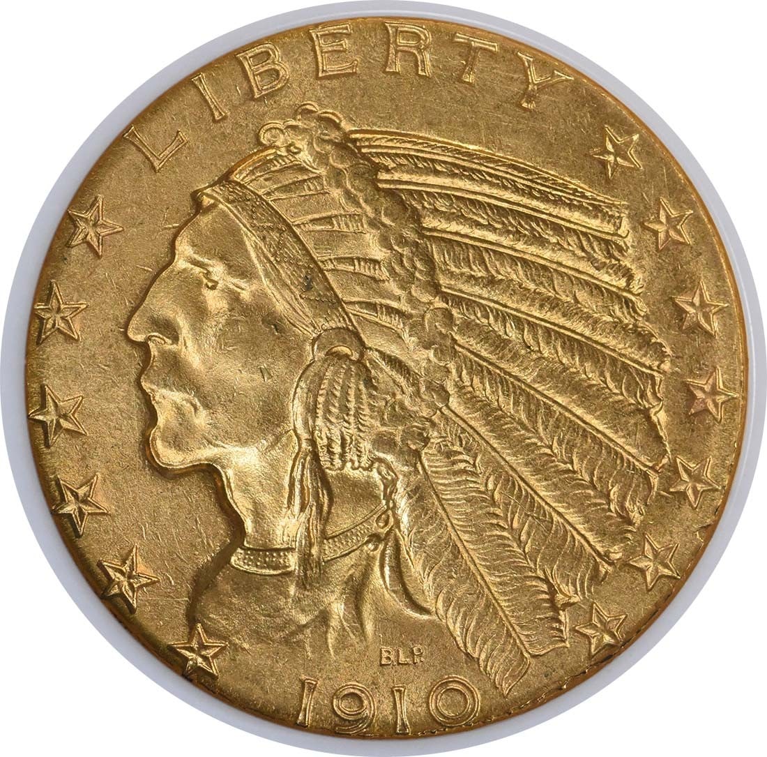 $5 MS63 Gold Indian 1910 - 2