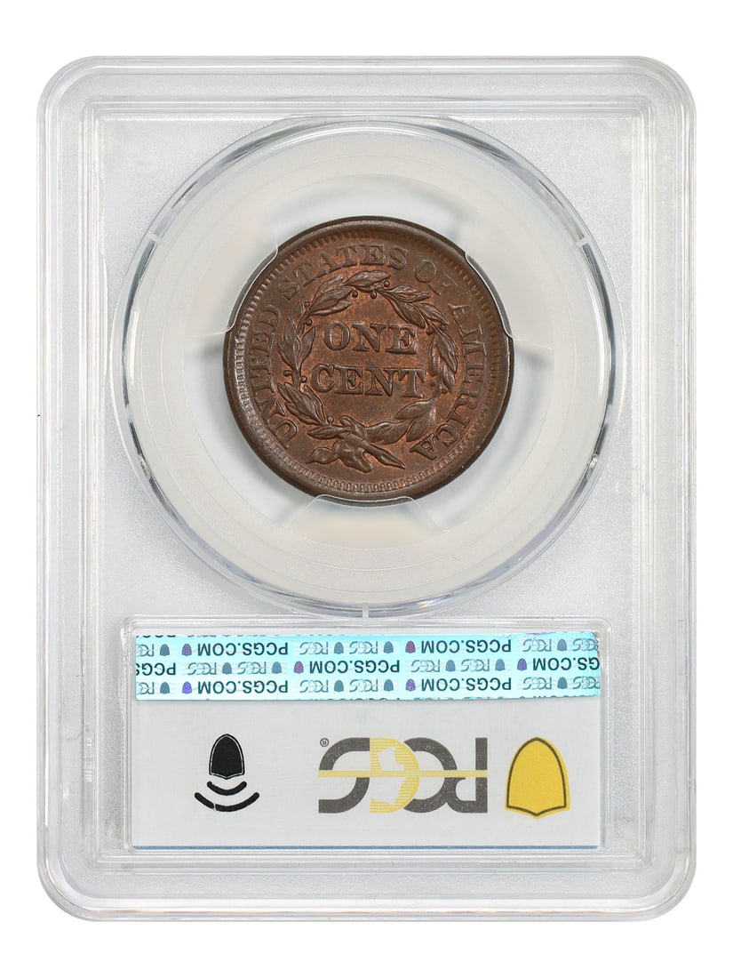Braided Hair Cent PCGS MS65BN Small Date - 2