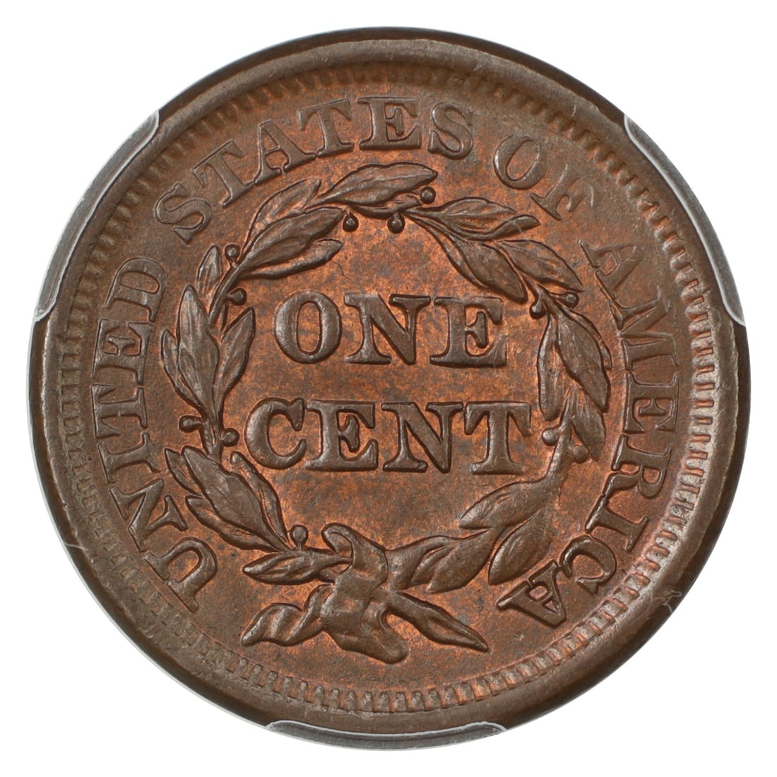Braided Hair Cent PCGS MS65BN Small Date - 4