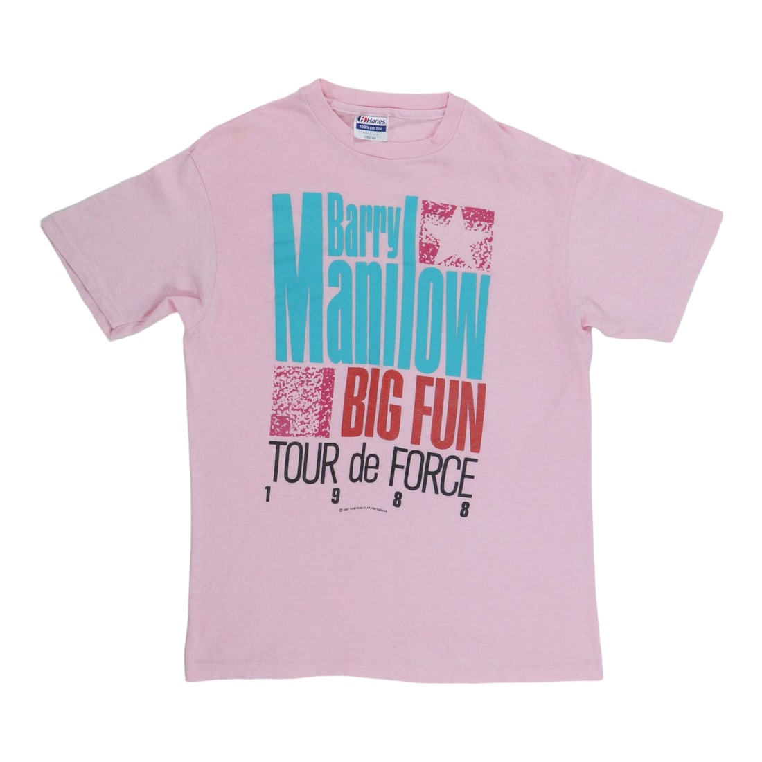 1988 Barry Manilow Big Fun Tour De Force Shirt (1 of 6)