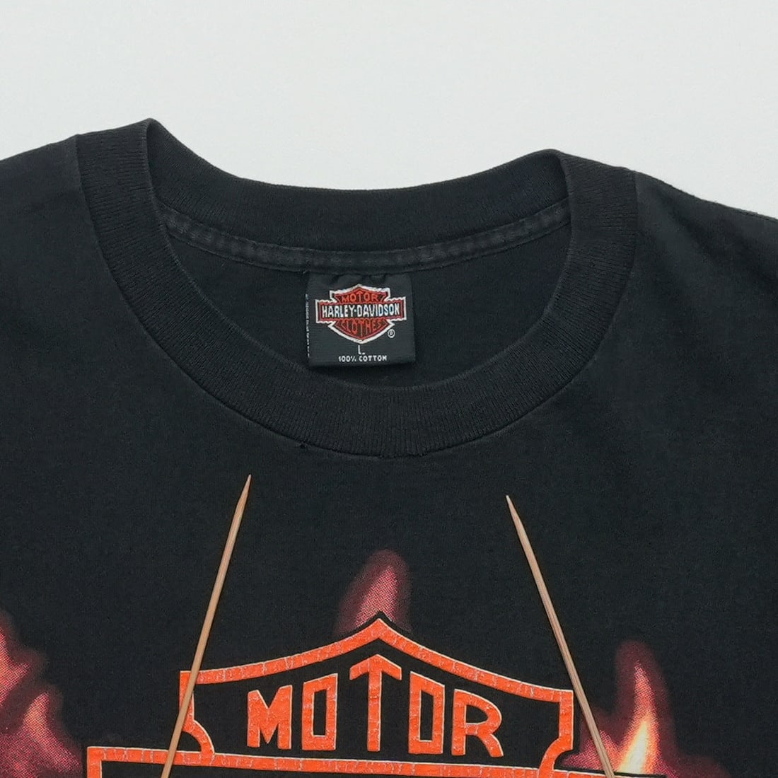 Harley Davidson Bar Shield Flames Shirt - 3