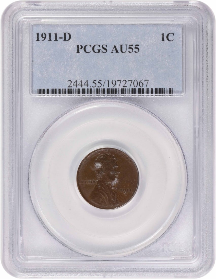 1911-D Lincoln Cent AU55 PCGS (1 of 1)