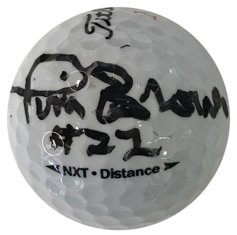 Tim Brown Autographed Titleist 1 Golf Ball (1 of 1)