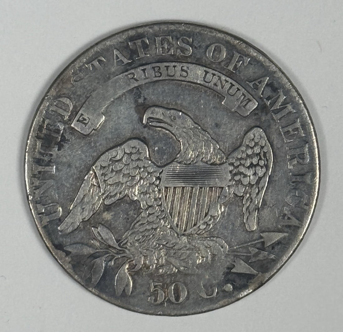 1831 CAPPED BUST HALF DOLLAR RAW VF/ XF - 2
