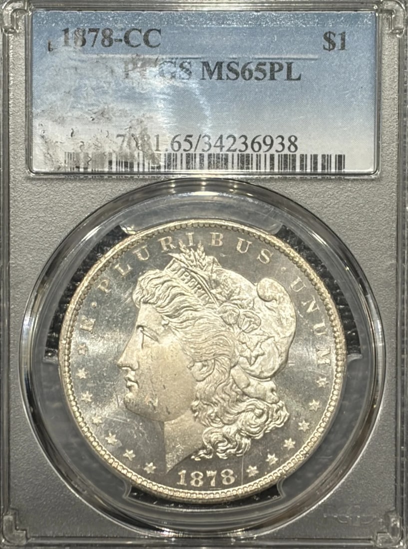 1878-CC MORGAN DOLLAR PCGS MS65 PL (1 of 3)