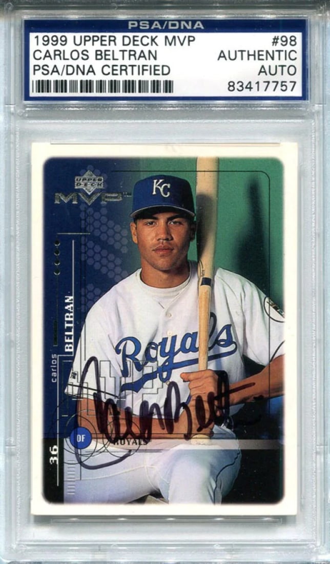 Carlos Bletran Autographed Card Upper Deck 1991 PSA DNA: Carlos Bletran Autographed Card Upper Deck 1991 PSA DNA Carlos Bletran's autograph on the Upper Deck card, verified by PSA/DNA, adds a unique touch to this 1991 collectible. The card itself is a piece