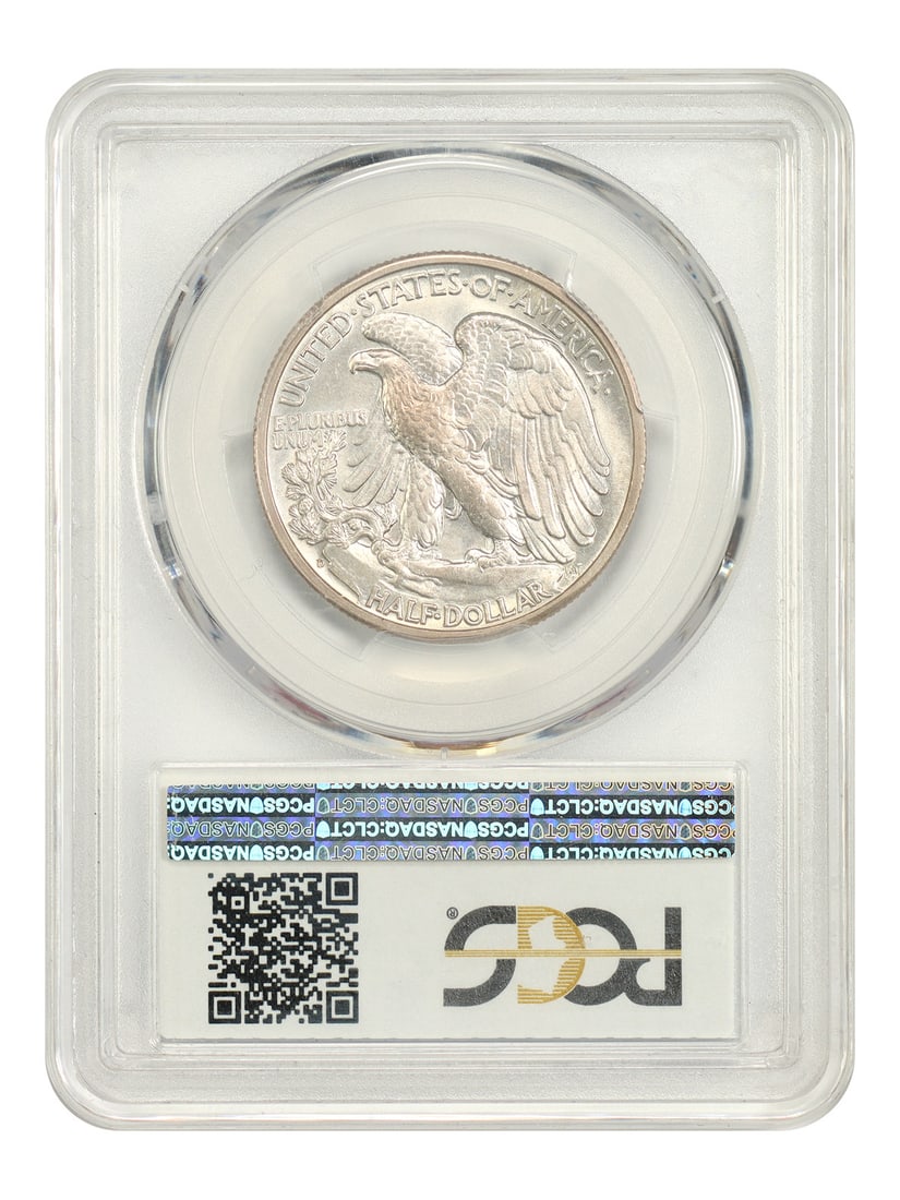 1944-D 50C PCGS MS65 (Hand Engraved Initials, FS-901) - 2