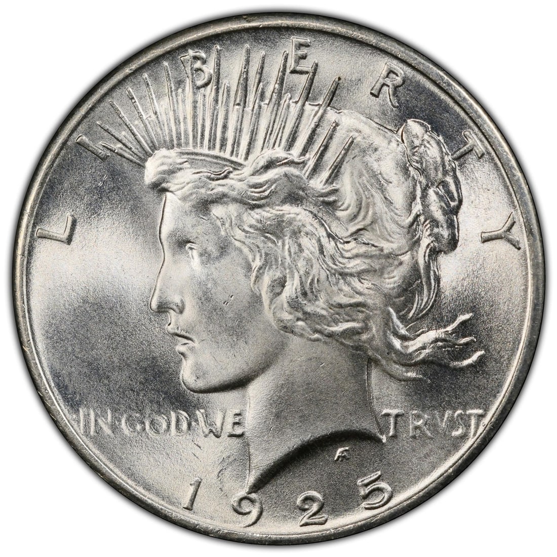 1925 $1 Peace Dollar PCGS MS67+ - 3