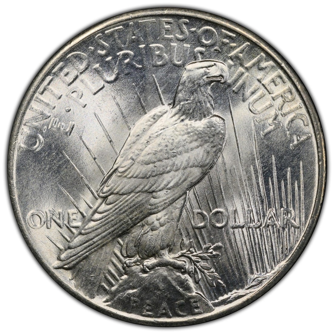1925 $1 Peace Dollar PCGS MS67+ - 4