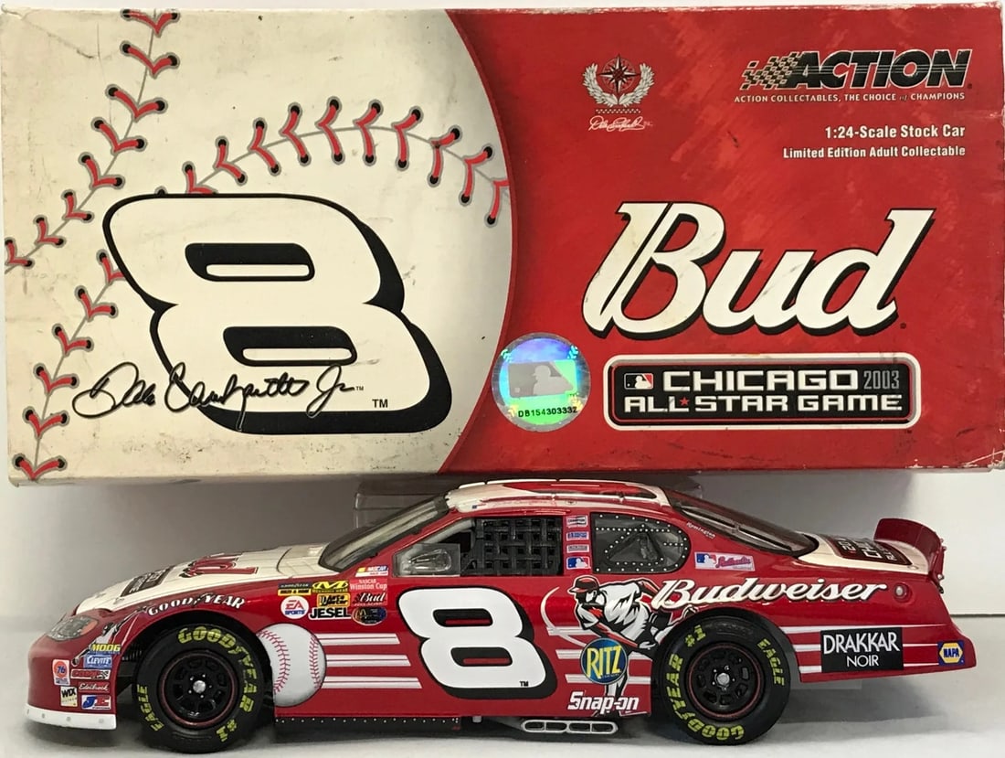 Dale Earnhardt Jr. Unsigned #8 2003 Monte Carlo 1: 24 Die-Cast Car (1 of 2)