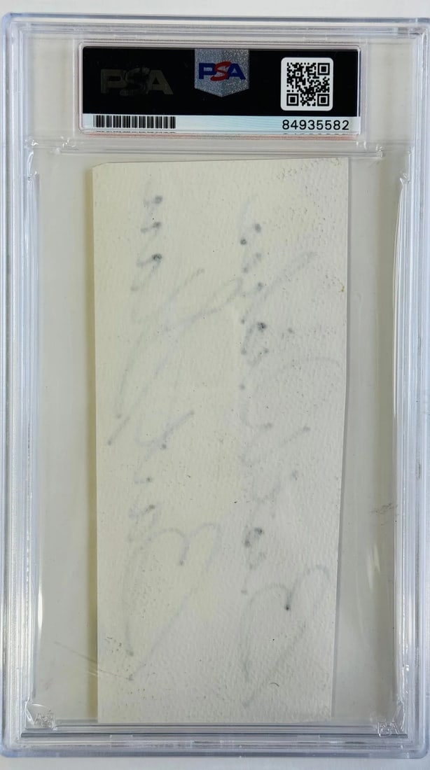 Bart Starr Autographed Cut PSA GEM MT 10 - 2