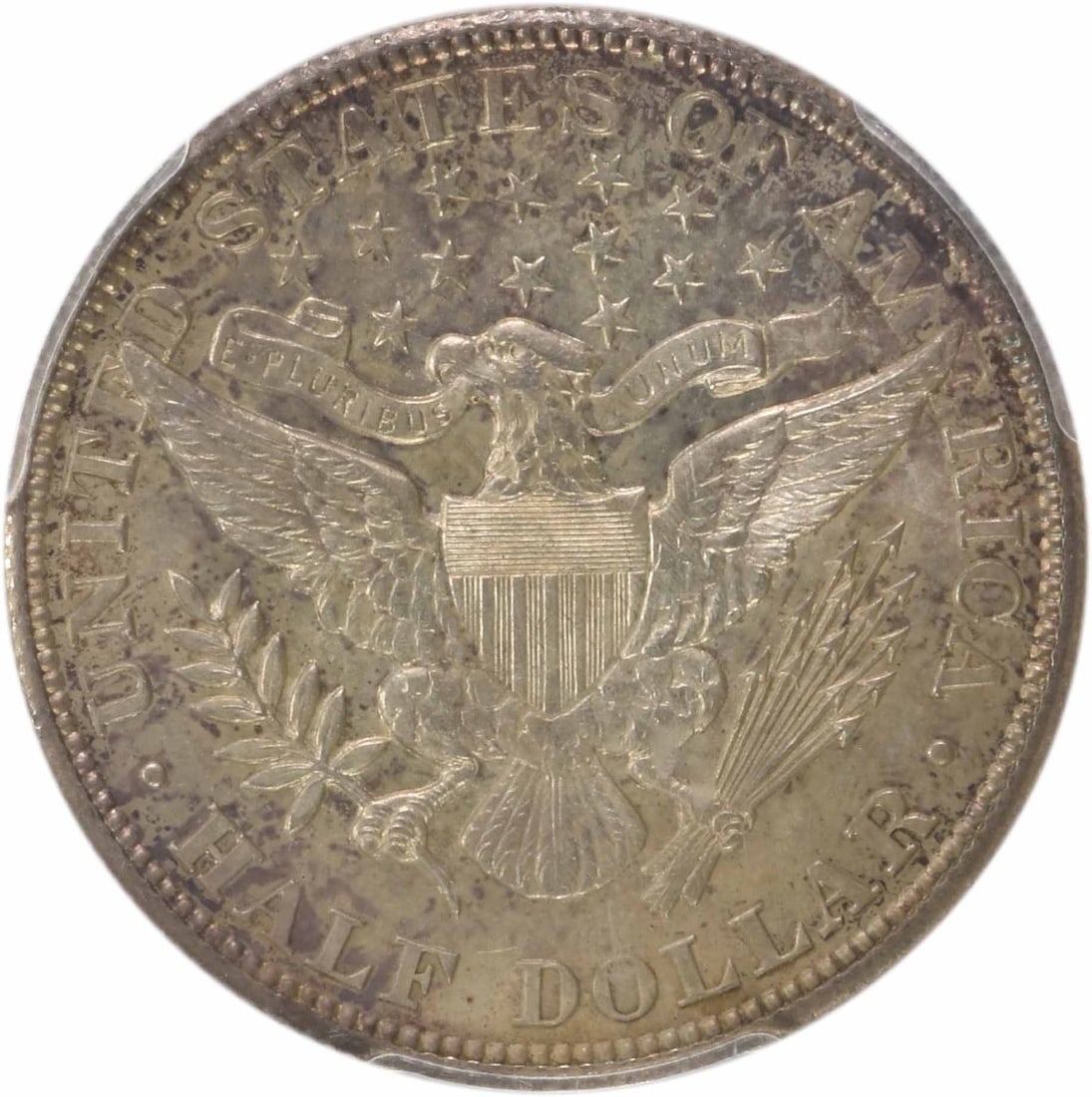 1902 Barber Silver Half Dollar MS65 PCGS - 3