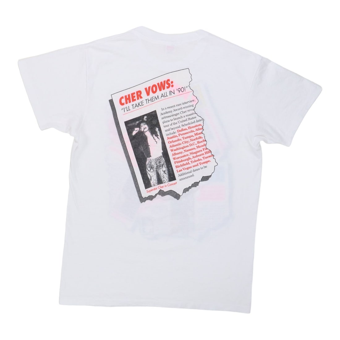 Cher Shirt Irrational 1990 - 2