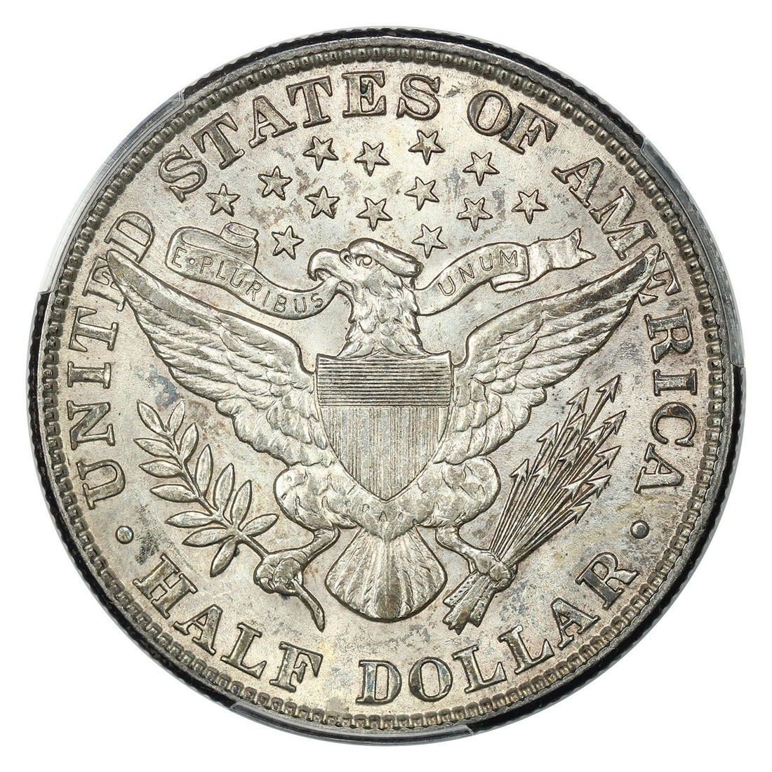 PCGS AU55 Barber Half Dollar 50C - 4