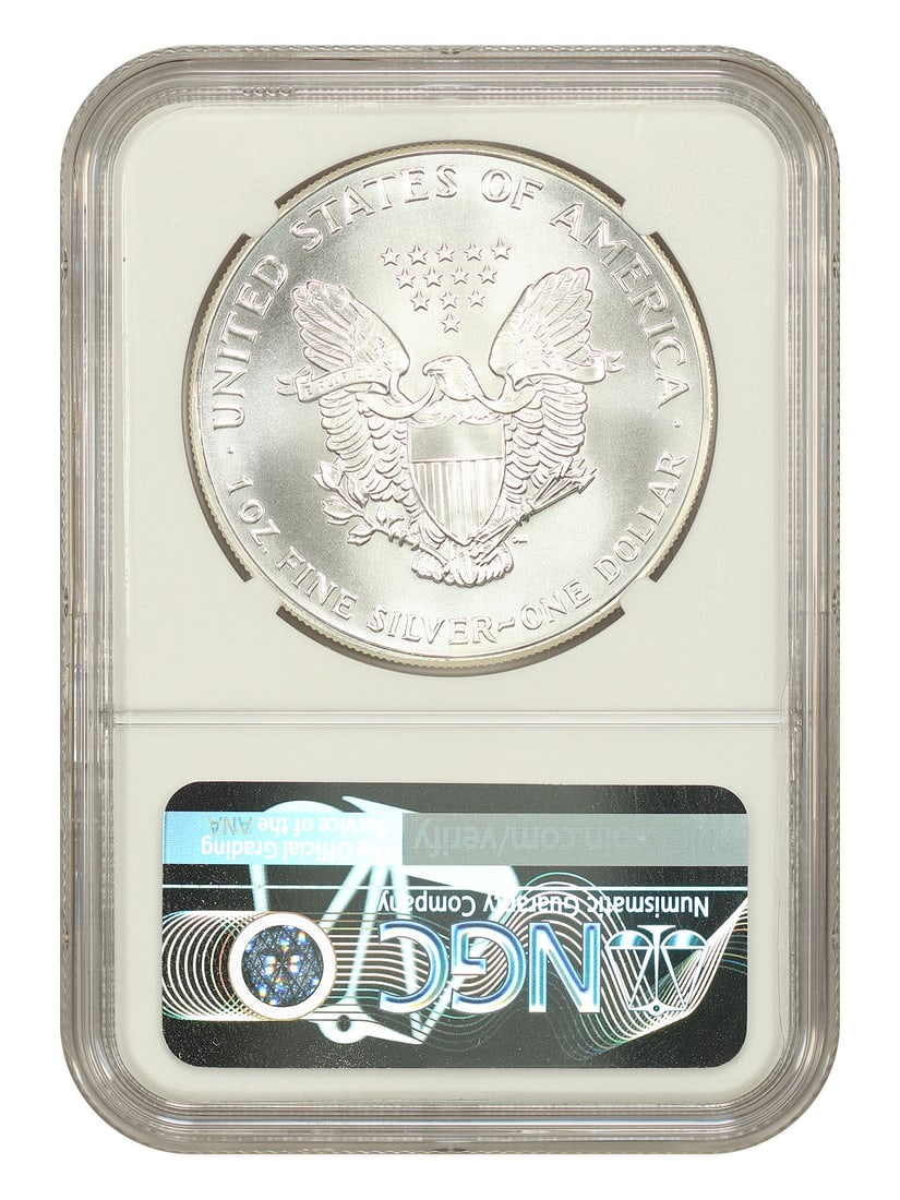 1993 $1 Silver Eagle NGC MS69 - Silver Eagles - 2