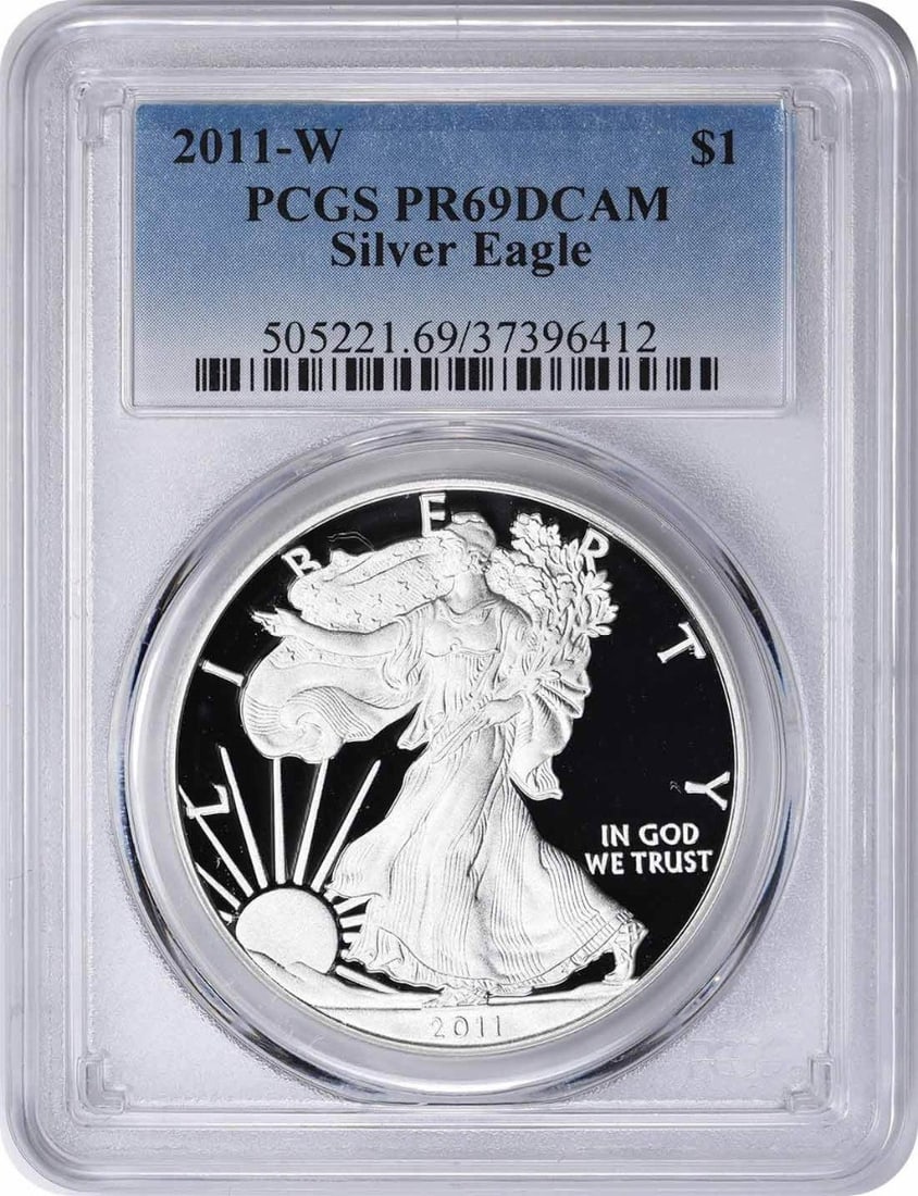 2011-W $1 American Silver Eagle PR69DCAM PCGS (1 of 1)