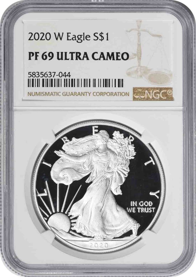 Silver American Eagle 2020-PF69UCAM NGC (1 of 1)