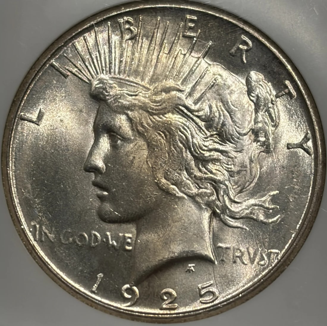 1925-S PEACE DOLLAR NGC MS64 - 2