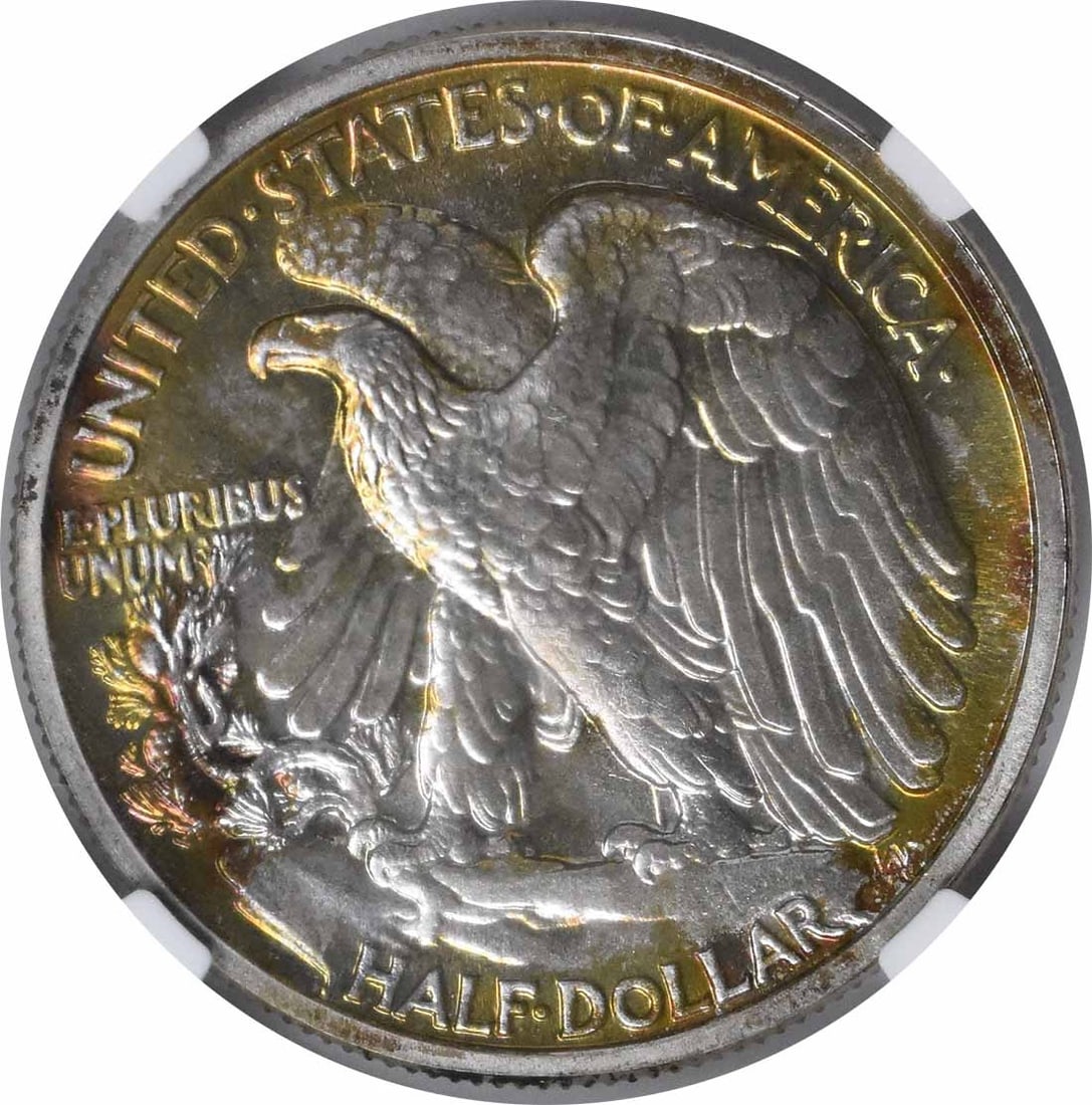 Walking Liberty Silver Half Dollar PR68 NGC - 3