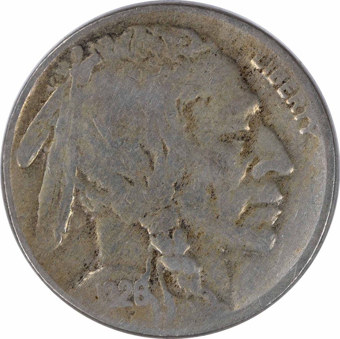 F Uncertified Buffalo Nickel 1926-S: F Uncertified Buffalo Nickel 1926-S The 1926-S Buffalo Nickel is a circulated coin with a grade of F, featuring the iconic design of James Earle Fraser's buffalo. This nickel coin was minted in San Fr